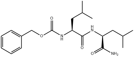N-苄氧羰基-L-亮氨酰-L-亮氨酰胺, 71800-39-0, 结构式