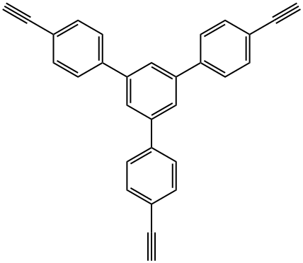 1,3,5-Tris(4-ethynylphenyl)benzene Struktur