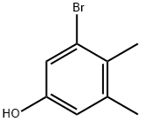 3-溴-4,5-二甲基苯酚 结构式