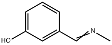 (E)-3-((methylimino)methyl)phenol Structure