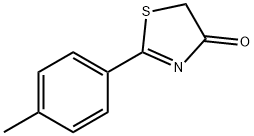 2-(4-甲基苯基)-4(5H)-噻唑酮, 722465-90-9, 结构式