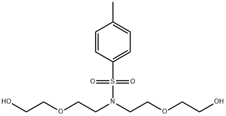 N,N-bis[2-(2-hydroxyethoxy)ethyl]-4-methylbenzenesulfonamide Structure