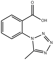 2-(5-methyl-1H-tetraazol-1-yl)benzoic acid 化学構造式