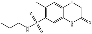 727672-06-2 7-methyl-3-oxo-N-propyl-3,4-dihydro-2H-1,4-benzoxazine-6-sulfonamide