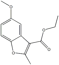 ethyl 5-methoxy-2-methylbenzofuran-3-carboxylate Structure