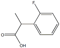2-(2-Fluoro-phenyl)-propionic acid Structure