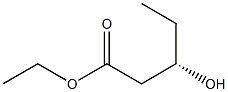 ethyl (S)-3-hydroxyvalerate Struktur
