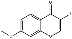 3-iodo-7-methoxy-4H-chromen-4-one Structure