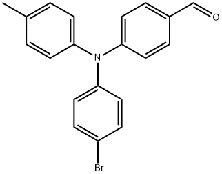 4-[(4-ブロモフェニル)(p-トリル)アミノ]ベンズアルデヒド 化学構造式