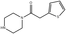 1-(piperazin-1-yl)-2-(thiophen-2-yl)ethanone Struktur