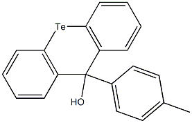 9-P-TOLYL-9H-TELLUROXANTHEN-9-OL, 73775-31-2, 结构式