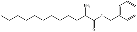 Dodecanoic acid, 2-amino-, phenylmethyl ester
 Structure
