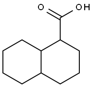 十氢萘-1-羧酸 结构式