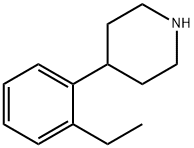 4-(2-Ethylphenyl)piperidine hydrochloride Structure