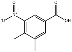 3,4-二甲基-5-硝基苯甲酸, 74319-96-3, 结构式