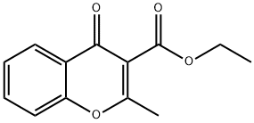 Ethyl 2-methyl-4-oxo-4H-chromene-3-carboxylate 结构式