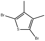 2,5-二溴-3,4-二甲基噻吩 结构式