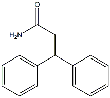 3,3-diphenylpropanamide Structure