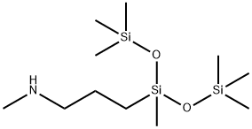 3-(N-Methylamino)Propyl Methyl Bis(Trimethylsiloxy)Silane Struktur