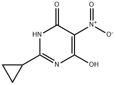 2-Cyclopropyl-5-Nitropyrimidine-4,6-Diol Structure