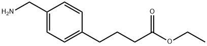 4-(Aminomethyl)benzenebutanoic acid ethyl ester Struktur