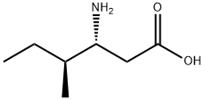 (3R,4S)-3-amino-4-methylhexanoic acid Structure