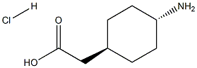 反式-2-(4-氨基环己基)乙酸盐酸盐, 76325-96-7, 结构式