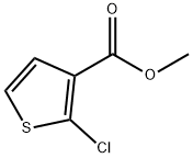 Methyl 2-chlorothiophene-3-carboxylate Struktur