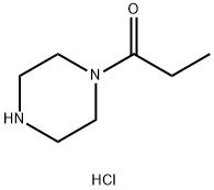 1-(1-Piperazinyl)-1-propanone HCl Structure