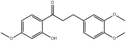 2'-羟基-3,4,4'-三甲氧基二氢查耳酮,76672-90-7,结构式
