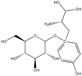 Hydroxytyrosol-1-glucopyranoside Structure