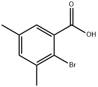 2-bromo-3,5-dimethylbenzoic acid Struktur