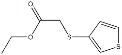 ETHYL (3-THIENOTHIO)ACETATE 结构式