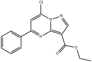 Ethyl 7-chloro-5-phenylpyrazolo[1,5-a]pyrimidine-3-carboxylate Structure