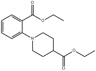 Ethyl 1-(2-(Ethoxycarbonyl)Phenyl)Piperidine-4-Carboxylate Structure