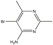 5-Bromo-2,6-dimethylpyrimidin-4-amine Structure