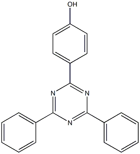 4-(4,6-二苯基-1,3,5-三嗪-2-基)苯酚,7753-02-8,结构式