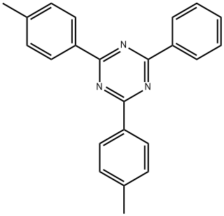 2-苯基-4,6-二对甲基苯基-1,3,5-三嗪 结构式