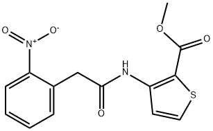 777874-04-1 methyl 3-(2-(2-nitrophenyl)acetamido)thiophene-2-carboxylate