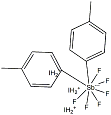 二(甲基苯基)碘六氟锑酸盐,77800-12-5,结构式
