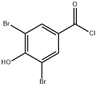 3,5-dibromo-4-hydroxyBenzoyl chloride,77823-55-3,结构式