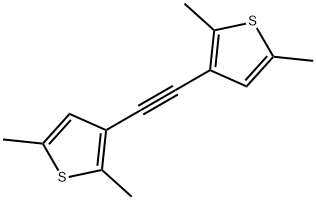 1,2-bis(2,5-dimethyl-3-thienyl)acetylene Structure