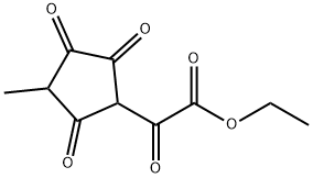 ethyl 2-(3-methyl-2,4,5-trioxocyclopentyl)-2-oxoacetate Struktur