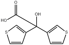 2-hydroxy-2,2-di(thiophen-3-yl)acetic acid Structure