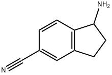 1-amino-2,3-dihydro-1H-indene-5-carbonitrile Structure