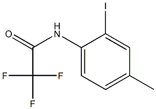 2,2,2-Trifluoro-N-(2-iodo-4-methylphenyl)acetamide Structure
