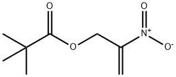 2-Nitro-3-pivaloyloxypropene 化学構造式