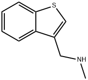 N-methyl-benzo[b]thiophene-3-methanamine 化学構造式