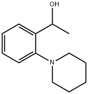 1-[2-(1-哌啶基)苯基]乙醇 结构式