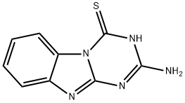 2-Aminobenzo[4,5]imidazo[1,2-a][1,3,5]triazine-4(3H)-thione, 78650-21-2, 结构式